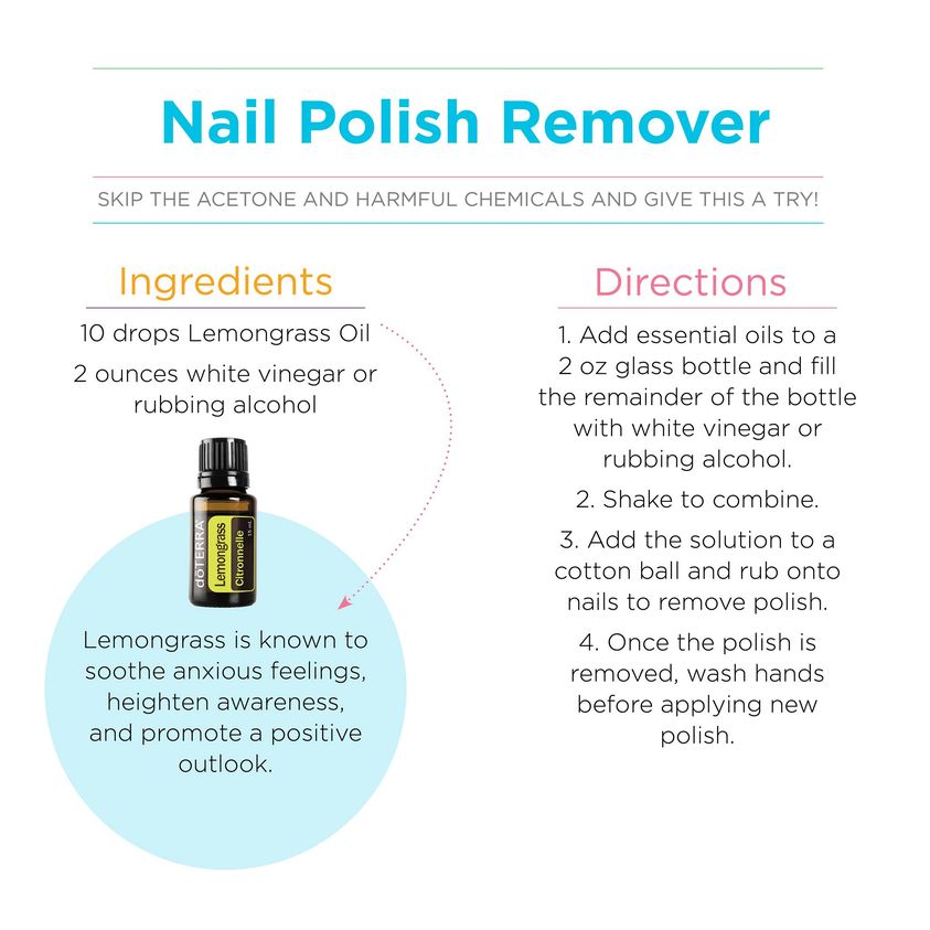 DIY Nail Polish Remover Using Essential Oils